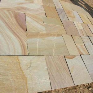 Losas y azulejos de piedra arenisca natural para revestimiento de paredes, pisos, caminos de jardín, patios, paisajismo y construcción exterior. - Product Image 6