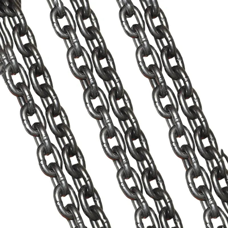 Fabbrica in lega di acciaio G80 G100 catena di sollevamento imbracatura forgiato nero ancoraggio marino