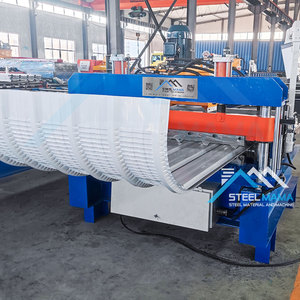 เครื่องทำแผ่นหลังคาโลหะแบบจีบขึ้นรูปอัตโนมัติสีไฮดรอลิก - Product Image 3