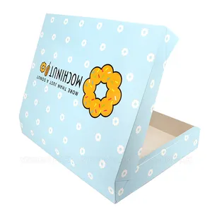 Manufacturer Mochinut Donut Box for 12 Donuts Paper Packaging Half Dozen Take Out Package