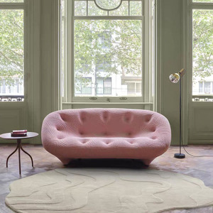 Italian Minimalist Cream Style Shell <b>Fabric</b> <b>Sofa</b> Designer Living Room Small Apartment Elegant Home Leisure <b>Sofa</b> - Product Image 2