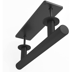 Manijas para Puertas Corredizas de Estilo Americano, de Acero al Carbono, Tubo Redondo, Color Negro, Control Táctil Ambidiestro, 1 Año de Garantía - Product Image 3