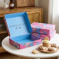 Boîtes à Donuts et Biscuits Ondulées Personnalisées Imprimées en Gros, Revêtement UV, Gaufrage, Lamination Mate, Matériaux Recyclés, Emballage Alimentaire