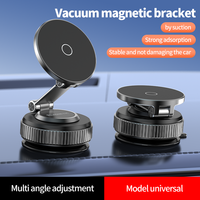 Support de téléphone portable pliable MagSafe en plastique pour voiture, fixation par ventouse sur tableau de bord, rotation à 360 degrés, support GPS, enregistrement vidéo
