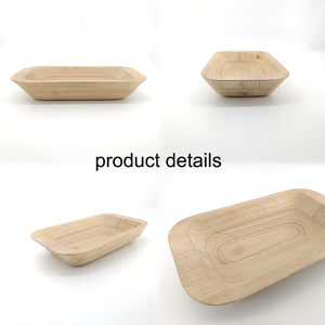 Tazón de masa de madera profunda rústica con ASAS-Zanjadora-<span class=keywords><strong>Batea</strong></span>-Tablero de madera-Tazón de masa Elección de colores - Product Image 5