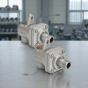 Junta Rotatoria Dúplex KJC KR 3000/3200 para Vapor y Aceite Caliente a Alta Temperatura, 15A~80A, Serie 3000 3200, Sellado Esférico Autoportante - Product Image 3