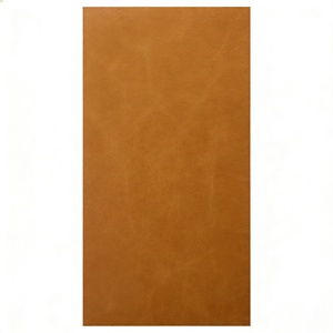 12 X 24 Pouces L2419-31 Feuilles de similicuir marron clair Heritage en PU, de qualité supérieure, gravables au laser, avec support en tissu épais - Product Image 1