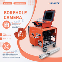 500m Depth Underwater Well 73mm Lens Dual Stainless Steel Probe High Accuracy Borehole Video Inspection Camera 1 Year Warranty