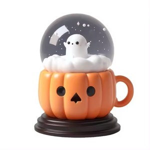 Regalo personalizzato di <span class=keywords><strong>zucca</strong></span> regalo di Halloween Micro paesaggio tazza di <span class=keywords><strong>ceramica</strong></span> che decorano palla a cupola di neve tazza di caffè con Logo tazza di tè a bolle - Product Image 4