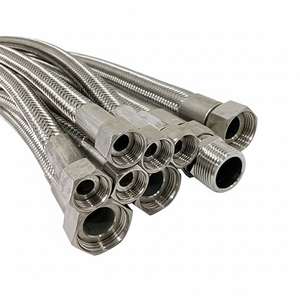 Tuyau tressé en PTFE SAE100 R14 fil d'acier inoxydable à pression haute température 304 AN4 flexible alambiqué pour pompe à huile - Product Image 1