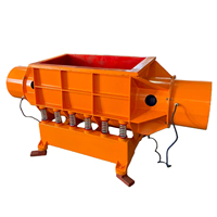 Machine de polissage vibratoire de type tube pour la finition continue des surfaces des pièces en aluminium