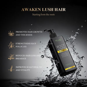 Champú Activador de Raíz de Jengibre y Romero de Marca Privada, Champú Orgánico Anticaída del Cabello, Cuidado del Cuero Cabelludo con Biotina, Champú Natural para el Crecimiento del Cabello - Product Image 4