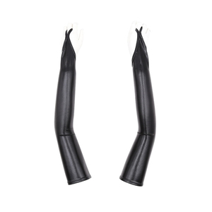 Long Sexy PU cuir <span class=keywords><strong>gants</strong></span> SM menottes bras manches adulte jeu retenue Sex Toy pour femmes discothèque robe accessoires - Product Image 2