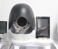 Analyseur de peau Magic Mirror pour analyse complète du visage, technologie à cinq spectres, dix paramètres de détection, écran tactile, seize langues