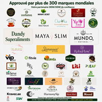 Feuilles de Senna (Senna Alexandrina) sans sucre, sachets laxatifs de 1,5 g x 30 paquets (45 g au total)