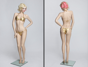 MAMO-2 corps entier dame nue modèle Offre Spéciale pas cher prix fibre de verre modèle réaliste femme Mannequin poupée à vendre - Product Image 5