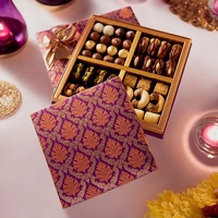Boîtes d'emballage personnalisées de luxe en carton magnétique pour baklava, fruits secs, dattes, bonbons, chocolats, emballages pour cadeaux du Ramadan et de l'Aïd
