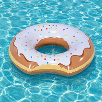 Bouée de piscine gonflable en PVC sans phtalates Sunshine PD134202 pour enfant, avec poignée en forme de beignet