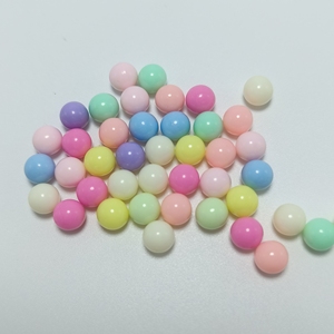 CHENXI Acrylic 6mm Non-porous <b>Colorful</b> Slime Beads 500g Package No Hole Round <b>Filler</b> for DIY Jewelry Making Carton Kids Toy Art - Product Image 5