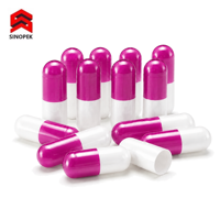 Capsules vides de gélatine pour tisanes SINOPEK, qualité granulée, impression personnalisée, fabrication OEM, vente en gros