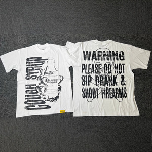 Áo thun nam cổ tròn chất cotton cao cấp in logo tùy chỉnh, thoáng khí, mùa hè, in hình thuốc ho Awful Lot of COUGH SYRUP - Product Image 4