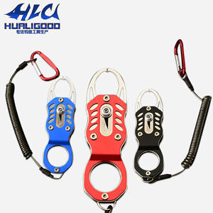 คีมตกปลา K1 สแตนเลสสตีล อลูมิเนียมสำหรับงานอากาศยาน สีฟ้า พร้อมคาราบิเนอร์และตะขอสปริง สำหรับควบคุมปลาและจัดการเหยื่อตกปลา - Product Image 3