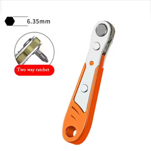 Hexagon <b>Ratchet</b> <b>Spanner</b> Quick Release Socket Repair Tool Wrench Metal Multifunctional Screwdriver - Product Image 2