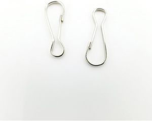 Beespring Pcs Metal Spring Hooks Mm Purse Pulis <b>Snap</b> <b>Clip</b> For Lanyard Zipper Pull ID Card Key Chain Findings Silver - Product Image 6