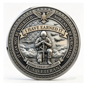 Moneda Conmemorativa Personalizada de Aleación de Zinc 3D en Plata Antigua, Coleccionable, con Temática Deportiva, para el Día Nacional y Regalo de Navidad - Product Image 1