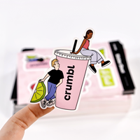 Etiquetas personalizadas creativas para regalos y manualidades, pegatinas troqueladas, pegatinas personalizadas para paisajismo, autocolantes.