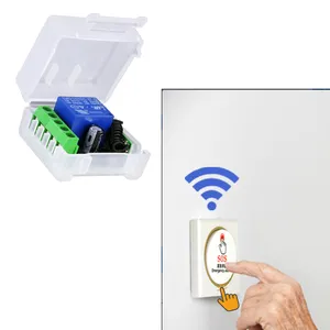 DC12V 1 CH Alarma DE EMERGENCIA universal Iluminación Timbre de puerta Llamada Interruptor de control remoto inalámbrico RF