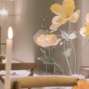 W-55 Artículos de Fiesta Nuevos, <span class=keywords><strong>Bolas</strong></span> de Flores Grandes, Flores de <span class=keywords><strong>Papel</strong></span> Crepé para Decoración de Paredes, Decoración de Fiestas de Cumpleaños y Bodas - Product Image 1