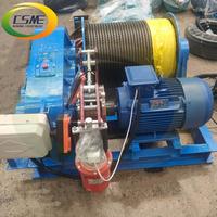 Mini-treuil électrique, machine de remorquage minier pour le remorquage de voitures de mine en drift étroit et le levage vertical de matériaux de construction