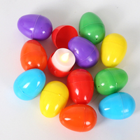Oeuf de décoration de Pâques en plastique bon marché en gros Décoration d'oeufs de fête de Pâques rougeoyante