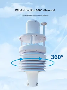 Yigu siêu âm ABS Vật liệu 0.1 Độ phân giải mét/giây tốc độ gió hướng nhiệt độ độ ẩm áp suất khí quyển lượng mưa ánh sáng - Product Image 2