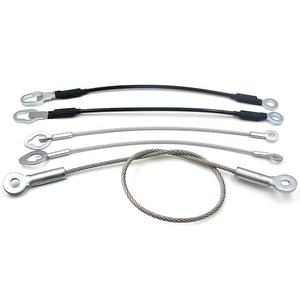 カスタマイズされたタイププレス鋼線ロープソフトリフティングスリング、ハードアイシンブルループ付き - Product Image 1