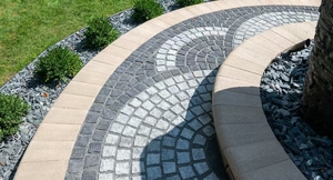 Dalles de pavage en granit gris antidérapantes en forme d'éventail, écologiques, durables, pour allées extérieures et patios, vente directe d'usine, dalles de pavage en <span class=keywords><strong>pierre</strong></span> naturelle - Product Image 3