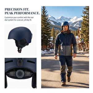 VMAXET <strong>MS</strong>-SY048 Unisex CE Certified Sport Ski Helmet PC+EPS Winter Breathable Safety Ear Warmer 6 Air Vents Outdoor Head - Product Image 3