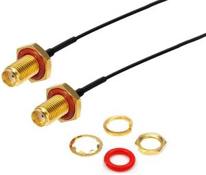 Anneau étanche 1.13mm 1.37mm SMA femelle vers <span class=keywords><strong>U</strong></span>.FL MHF1 Extension Pigtail Jumper RF Coaxial Cable - Product Image 6