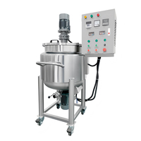 Cuve de mélange en acier inoxydable de 1000 L avec homogénéisateur à cisaillement élevé pour la production de savon liquide, de shampoing et de détergent