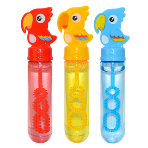 Lot de 24 mini-bâtonnets à bulles en forme d'animaux (papillons, perroquets) – Jouets à bulles en vrac pour fêtes, anniversaires et carnavals pour enfants - Product Image 1