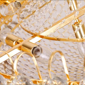 Nouveauté prix usine pendentif salon mariage décor moderne luxe K9 cristal lustres classiques - Product Image 6