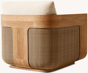 Moderne Luxe Modulaire Lounge Patio Set Buiten Teak Sofa Met Rotan Drie Zits Tuinmeubelen Design Hoek Sectional - Product Image 2