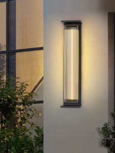 Lampe murale extérieure super lumineuse LED en alliage d'aluminium 3500K blanc chaud, angle de faisceau de 20 degrés, étanche, montage mural, éclairage de jardin - Product Image 1