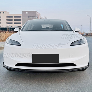 For Tesla Model 3 Body Kit Front Bumper <b>Diffuser</b> Lip Bumper Protector Guard for Tesla Model 3 2024+ <b>Car</b> Accessories - Product Image 4