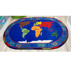 Alfombra de Juego Infantil de Nailon Estampado, Personalizada, Antideslizante, Duradera, Educativa, <span class=keywords><strong>para</strong></span> <span class=keywords><strong>Biblioteca</strong></span>, Rincón de Lectura - Product Image 5