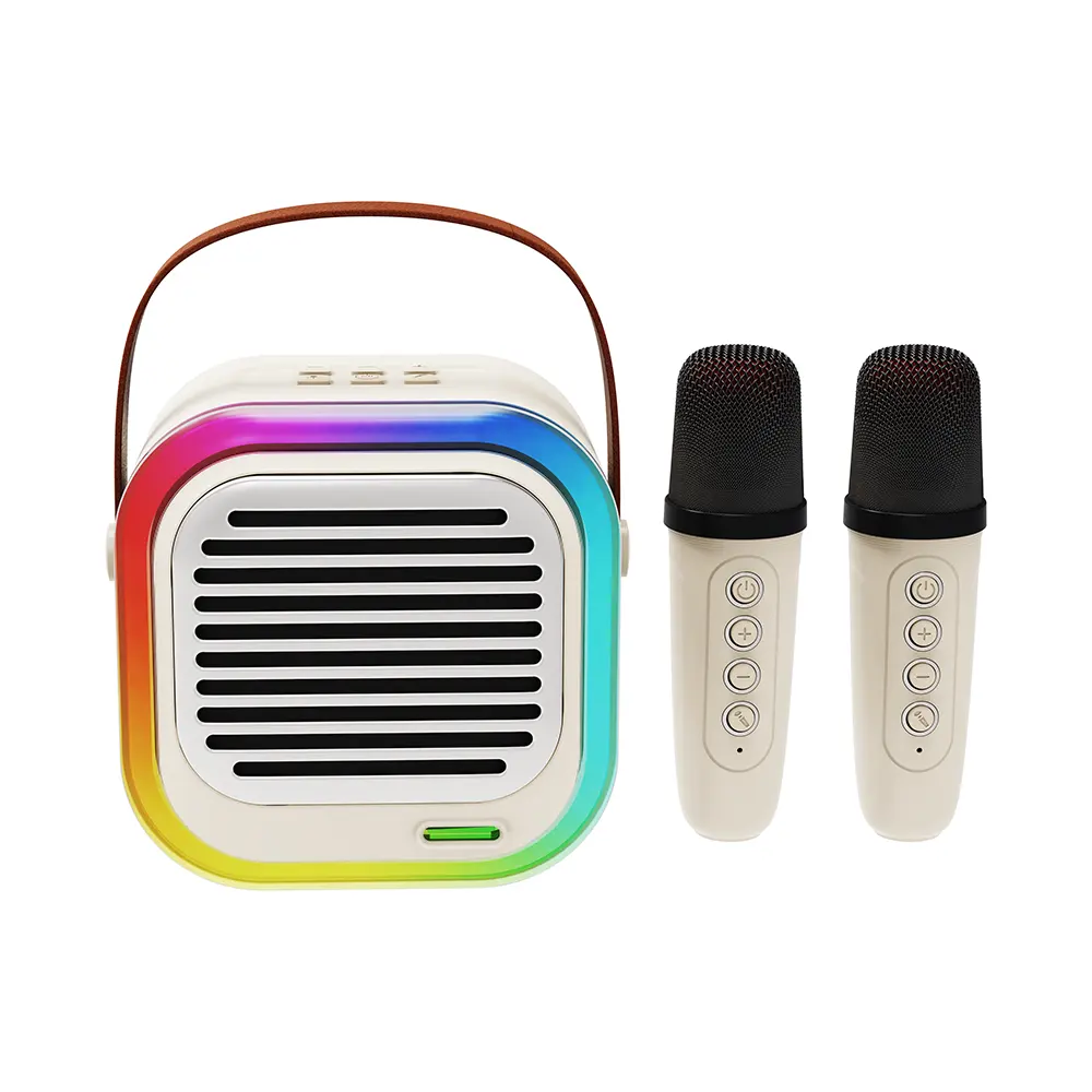 Mini Draagbare Microfoon Audio Geïntegreerde Microfoon Home Zingen Karaoke Familie Draadloze Bt Outdoor Draagbare Luidspreker