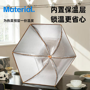 Couvre-plat isotherme Hello Tiger, design hexagonal pliable, motif de dessin animé, pour la protection des restes sur la table à manger à la maison - Product Image 5