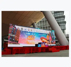 Stage Background Video DJ Booth LED Screen Full Color Events Movable Wall Rental LED Display Screen for Stage