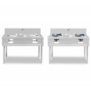 VICTORY KITCHEN meilleure qualité 2 HI PRESSURE THAI RANGE un brûleur/deux brûleurs/trois brûleurs Gamme de cuisinière Kwali pour la cuisine - Product Image 2